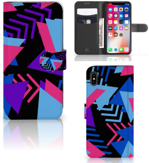 B2Ctelecom iPhone Xs Max Smartphone Hoesje Funky Triangle