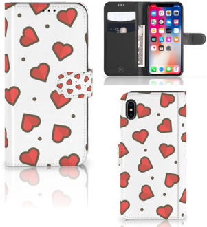 B2Ctelecom iPhone Xs Max Smartphone Hoesje Hearts