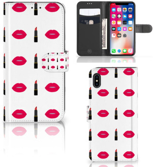 B2Ctelecom iPhone Xs Max Smartphone Hoesje Lipstick Kiss