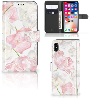 B2Ctelecom iPhone Xs Max Smartphone Hoesje Lovely Flowers