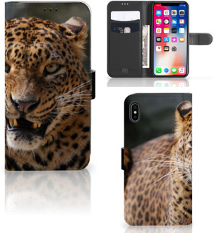 B2Ctelecom iPhone Xs Max Smartphone Hoesje Luipaard