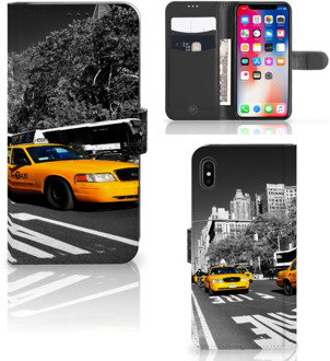 B2Ctelecom iPhone Xs Max Smartphone Hoesje New York Taxi