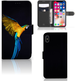 B2Ctelecom iPhone Xs Max Smartphone Hoesje Papegaai