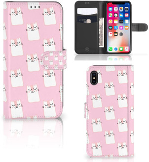 B2Ctelecom iPhone Xs Max Smartphone Hoesje Sleeping Cats