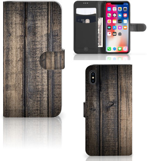 B2Ctelecom iPhone Xs Max Smartphone Hoesje Steigerhout