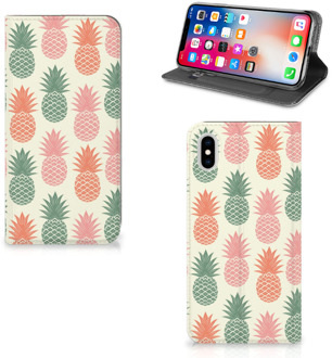 B2Ctelecom iPhone Xs Max Standcase Hoesje Design Ananas