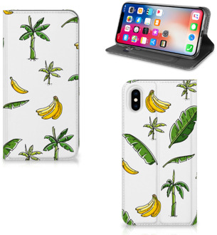 B2Ctelecom iPhone Xs Max Standcase Hoesje Design Banana Tree