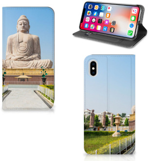 B2Ctelecom iPhone Xs Max Standcase Hoesje Design Boeddha