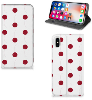 B2Ctelecom iPhone Xs Max Standcase Hoesje Design Cherries