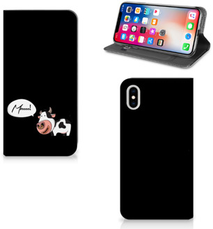 B2Ctelecom iPhone Xs Max Standcase Hoesje Design Cow