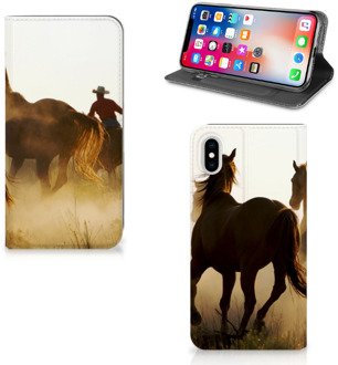 B2Ctelecom iPhone Xs Max Standcase Hoesje Design Cowboy