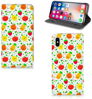 B2Ctelecom iPhone Xs Max Standcase Hoesje Design Fruits