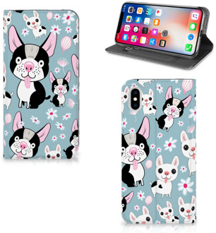 B2Ctelecom iPhone Xs Max Standcase Hoesje Design Hondjes