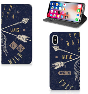 B2Ctelecom iPhone Xs Max Standcase Hoesje Design South Dakota