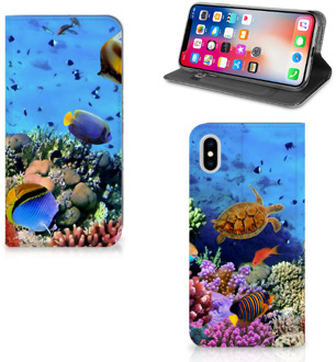 B2Ctelecom iPhone Xs Max Standcase Hoesje Design Vissen