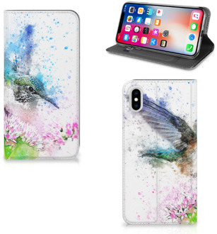 B2Ctelecom iPhone Xs Max Standcase Hoesje Design Vogel