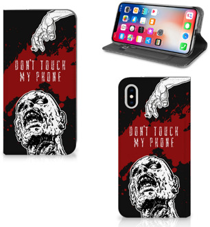 B2Ctelecom iPhone Xs Max Standcase Hoesje Design Zombie Blood