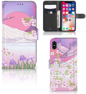 B2Ctelecom iPhone Xs Max Telefoonhoesje Bird Flying