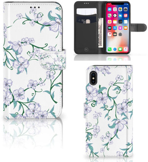 B2Ctelecom iPhone Xs Max Telefoonhoesje Blossom White