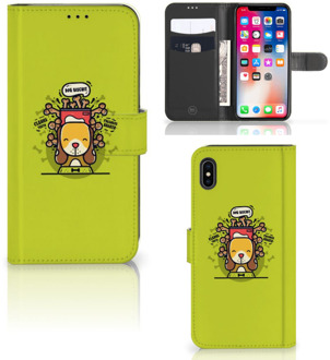 B2Ctelecom iPhone Xs Max Telefoonhoesje Doggy Biscuit