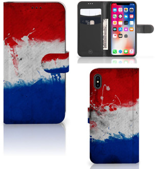 B2Ctelecom iPhone Xs Max Telefoonhoesje Nederlandse Vlag