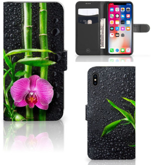 B2Ctelecom iPhone Xs Max Telefoonhoesje Orchidee