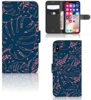 B2Ctelecom iPhone Xs Max Telefoonhoesje Palm Leaves