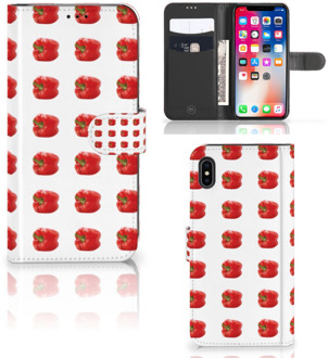 B2Ctelecom iPhone Xs Max Telefoonhoesje Paprika Red