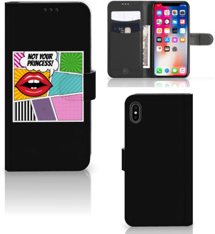 B2Ctelecom iPhone Xs Max Telefoonhoesje Popart Princess