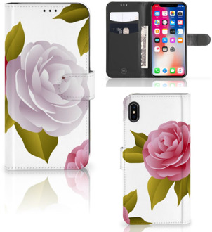 B2Ctelecom iPhone Xs Max Telefoonhoesje Roses