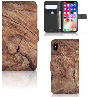 B2Ctelecom iPhone Xs Max Telefoonhoesje Tree Trunk