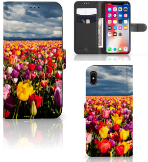 B2Ctelecom iPhone Xs Max Telefoonhoesje Tulpen