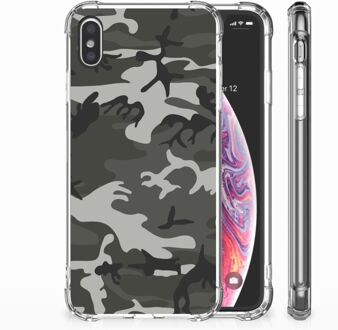 B2Ctelecom iPhone Xs Max  TPU-siliconen Hoesje Army Light