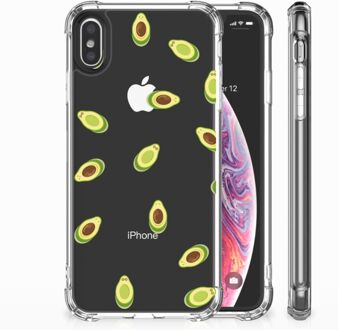 B2Ctelecom iPhone Xs Max  TPU-siliconen Hoesje Avocado