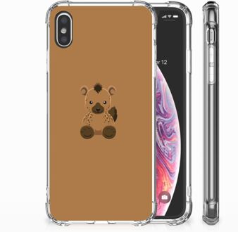 B2Ctelecom iPhone Xs Max  TPU-siliconen Hoesje Baby Hyena