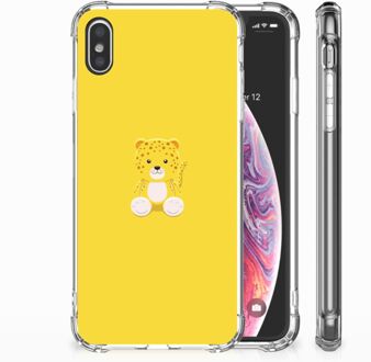 B2Ctelecom iPhone Xs Max  TPU-siliconen Hoesje Baby Lepperd