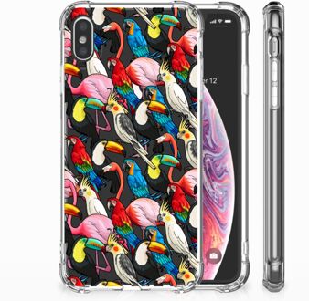 B2Ctelecom iPhone Xs Max  TPU-siliconen Hoesje Birds