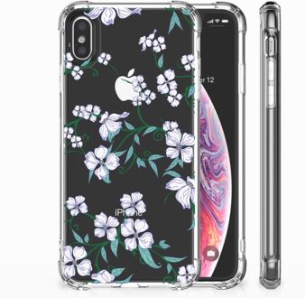 B2Ctelecom iPhone Xs Max  TPU-siliconen Hoesje Blossom White