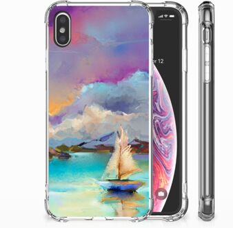 B2Ctelecom iPhone Xs Max  TPU-siliconen Hoesje Boat