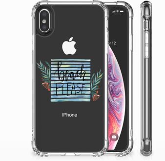 B2Ctelecom iPhone Xs Max  TPU-siliconen Hoesje Boho Beach