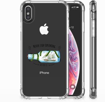 B2Ctelecom iPhone Xs Max  TPU-siliconen Hoesje Boho Bottle