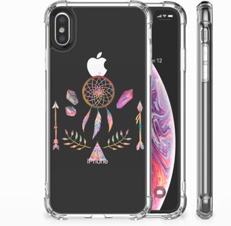 B2Ctelecom iPhone Xs Max  TPU-siliconen Hoesje Boho Dreamcatcher