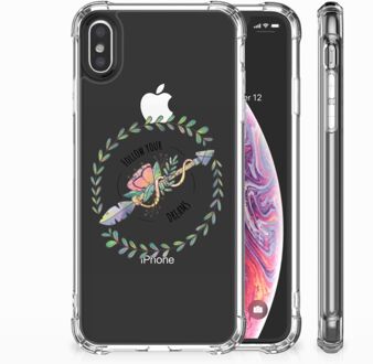 B2Ctelecom iPhone Xs Max  TPU-siliconen Hoesje Boho Dreams