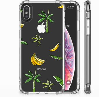 B2Ctelecom iPhone Xs Max  TPU-siliconen Hoesje Design Banana Tree