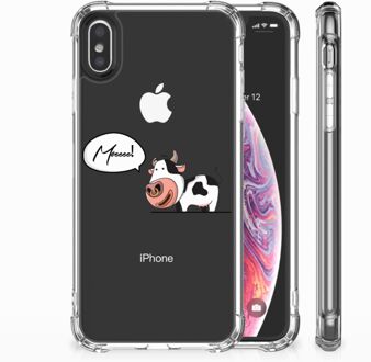 B2Ctelecom iPhone Xs Max  TPU-siliconen Hoesje Design Cow