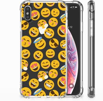 B2Ctelecom iPhone Xs Max  TPU-siliconen Hoesje Design Emoji