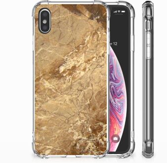 B2Ctelecom iPhone Xs Max  TPU-siliconen Hoesje Design Marmer