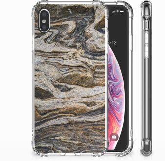 B2Ctelecom iPhone Xs Max  TPU-siliconen Hoesje Design Steen