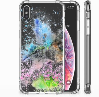 B2Ctelecom iPhone Xs Max  TPU-siliconen Hoesje Design Vogel