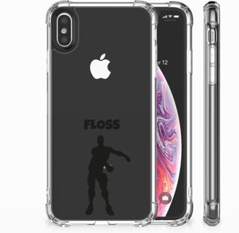 B2Ctelecom iPhone Xs Max  TPU-siliconen Hoesje Floss